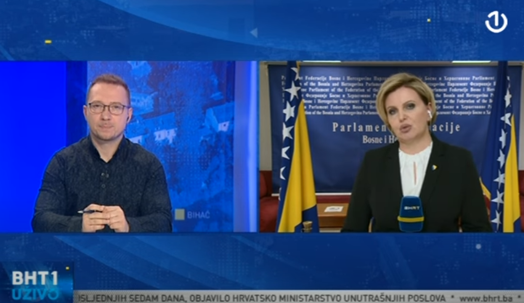 Gošća BHT1 Uživo bila je Sanela Prašović Gadžo, zastupnica u PD PFBiH
