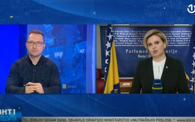 Gošća BHT1 Uživo bila je Sanela Prašović Gadžo, zastupnica u PD PFBiH